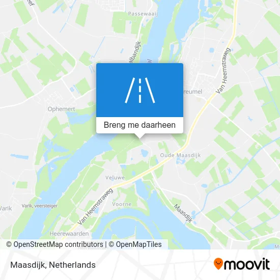 Maasdijk kaart