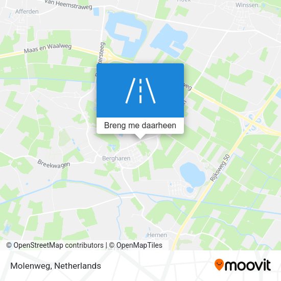 Molenweg kaart