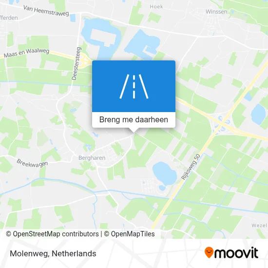 Molenweg kaart