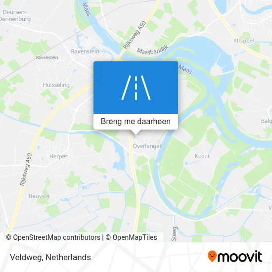 Veldweg kaart