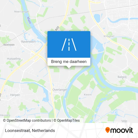 Loonsestraat kaart