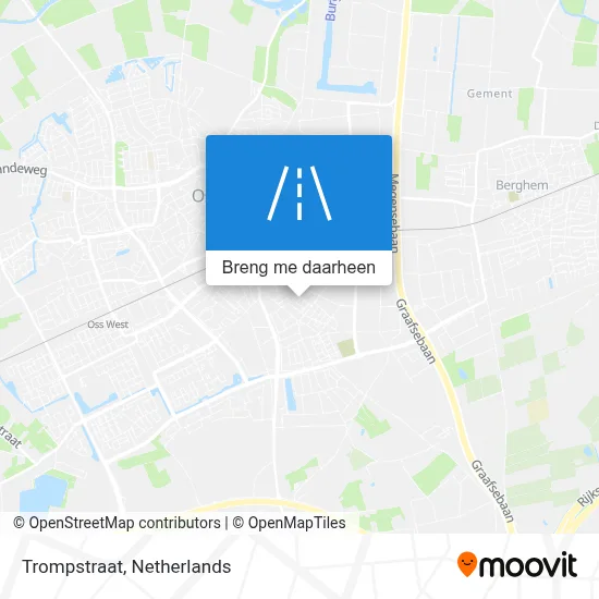 Trompstraat kaart