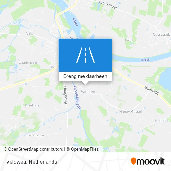 Veldweg kaart