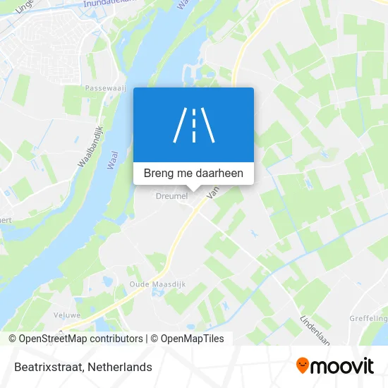 Beatrixstraat kaart
