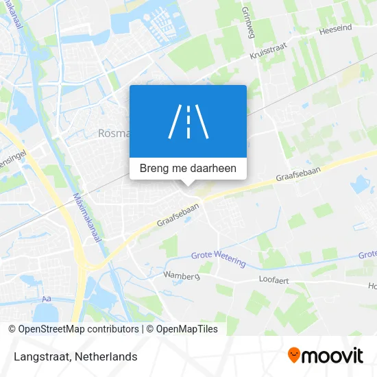 Langstraat kaart