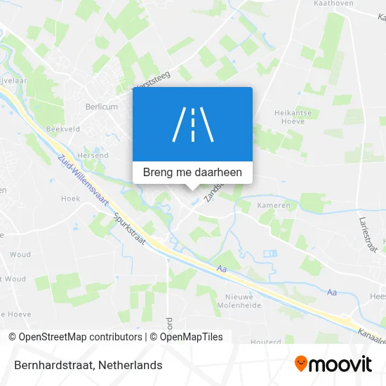Bernhardstraat kaart
