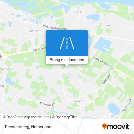Deestersteeg kaart