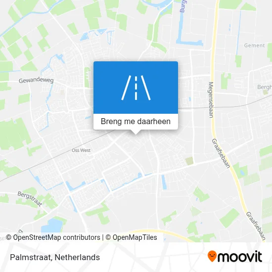 Palmstraat kaart