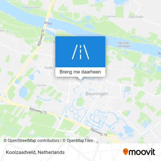 Koolzaadveld kaart