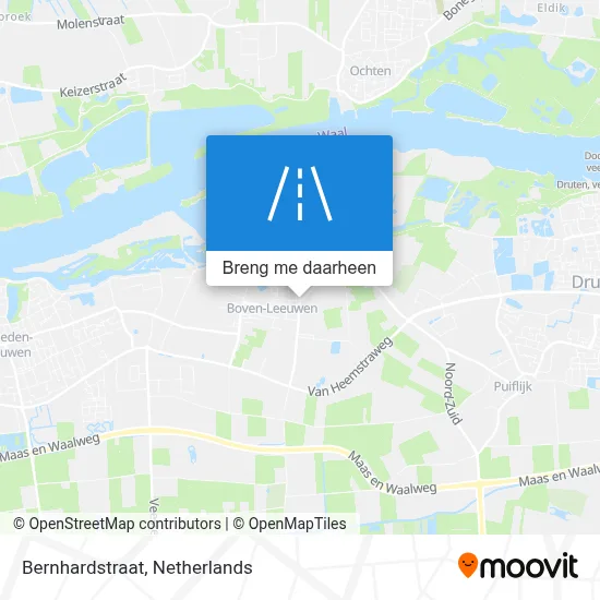 Bernhardstraat kaart