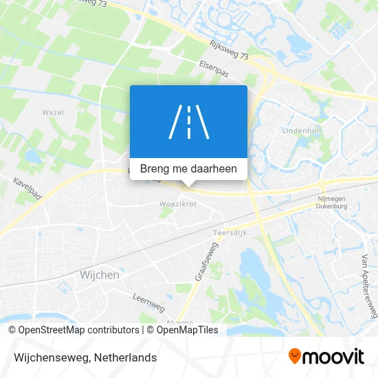 Wijchenseweg kaart