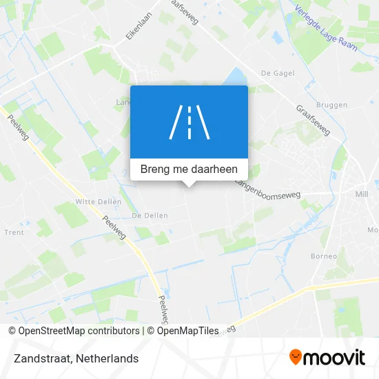 Zandstraat kaart