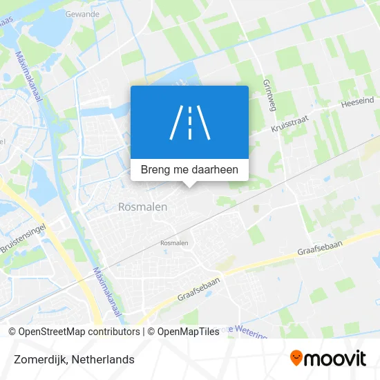 Zomerdijk kaart
