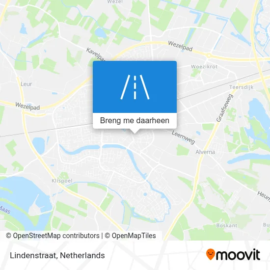 Lindenstraat kaart