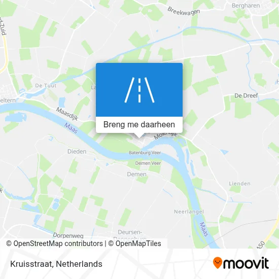 Kruisstraat kaart