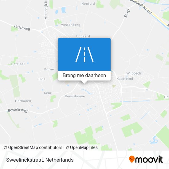 Sweelinckstraat kaart