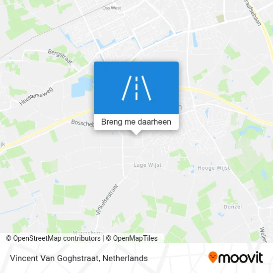 Vincent Van Goghstraat kaart