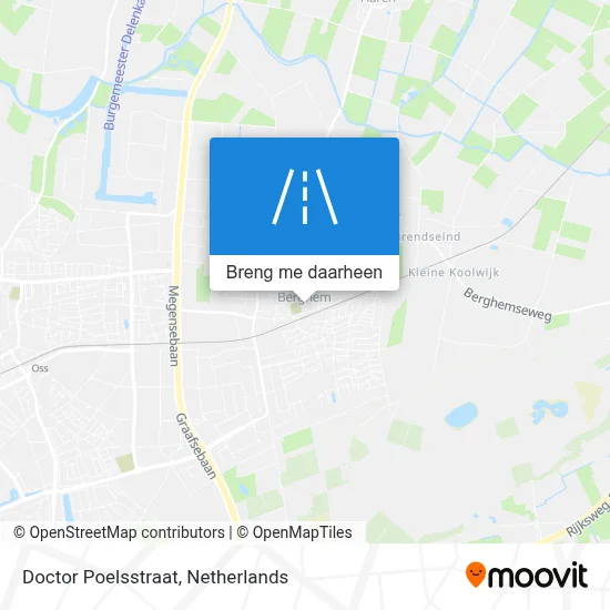 Doctor Poelsstraat kaart