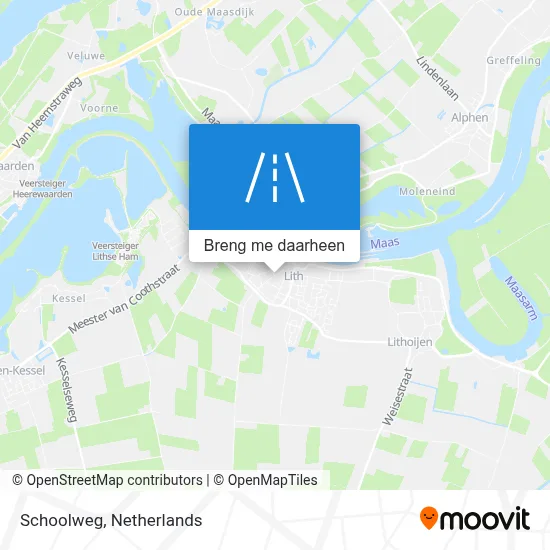 Schoolweg kaart