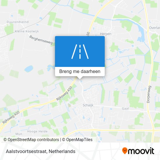 Aalstvoortsestraat kaart