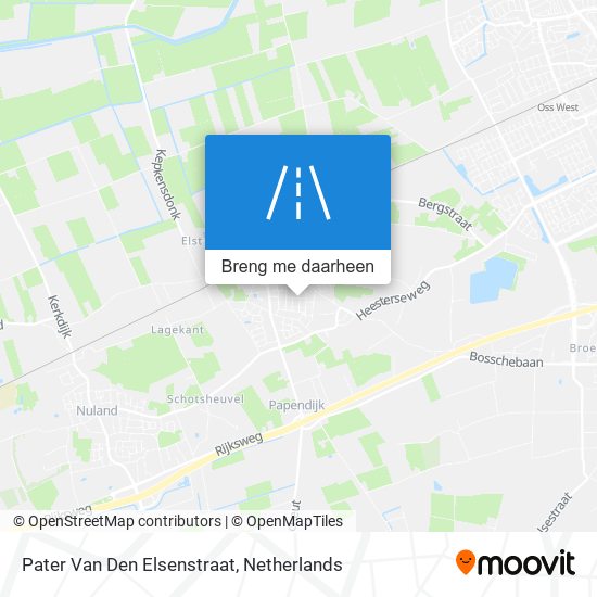 Pater Van Den Elsenstraat kaart