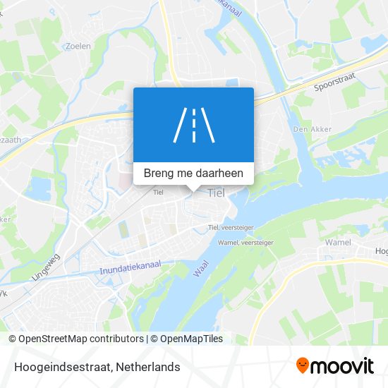 Hoogeindsestraat kaart