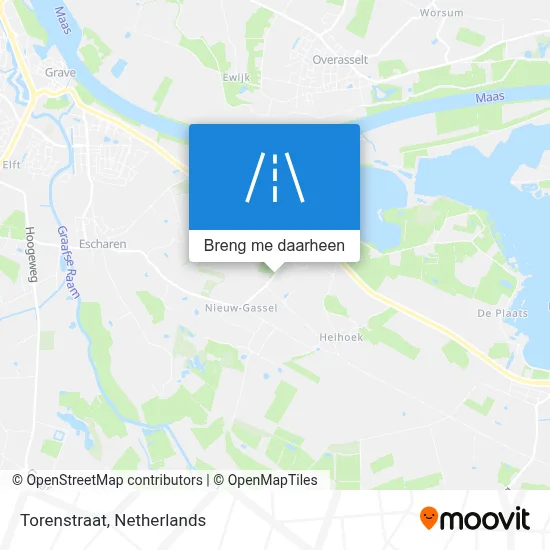 Torenstraat kaart