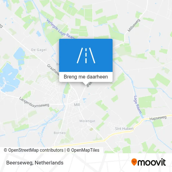 Beerseweg kaart