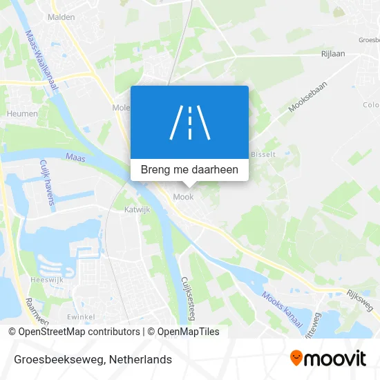 Groesbeekseweg kaart