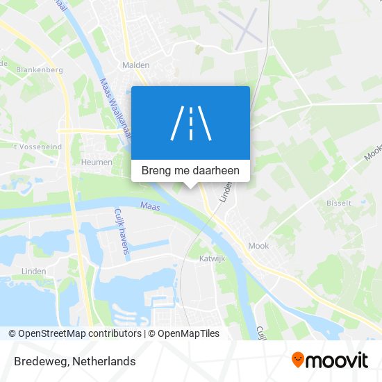 Bredeweg kaart