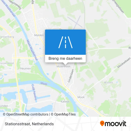 Stationsstraat kaart