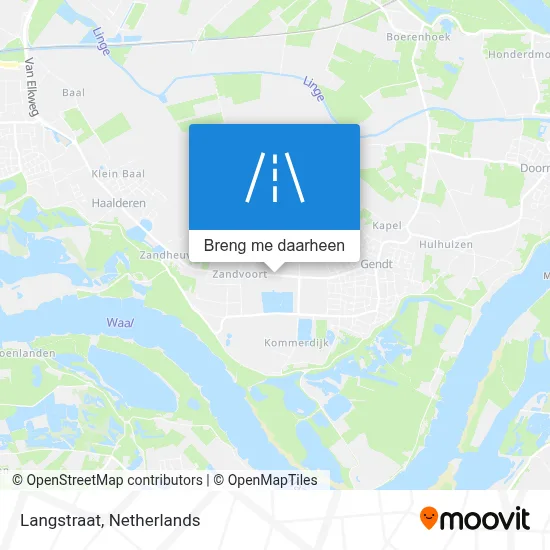 Langstraat kaart