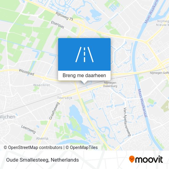Oude Smallesteeg kaart
