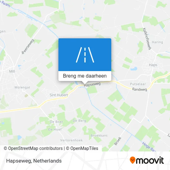 Hapseweg kaart