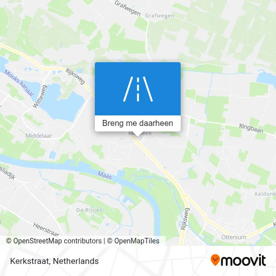 Kerkstraat kaart