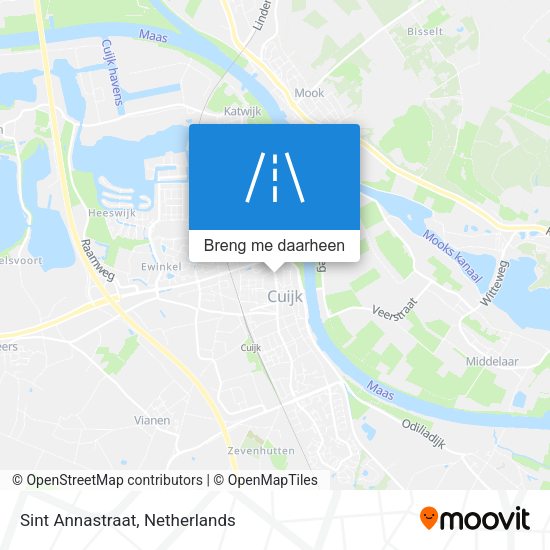 Sint Annastraat kaart