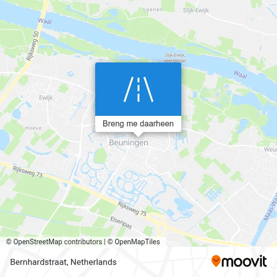 Bernhardstraat kaart
