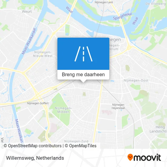 Willemsweg kaart