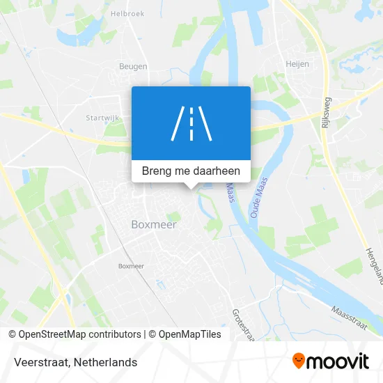 Veerstraat kaart