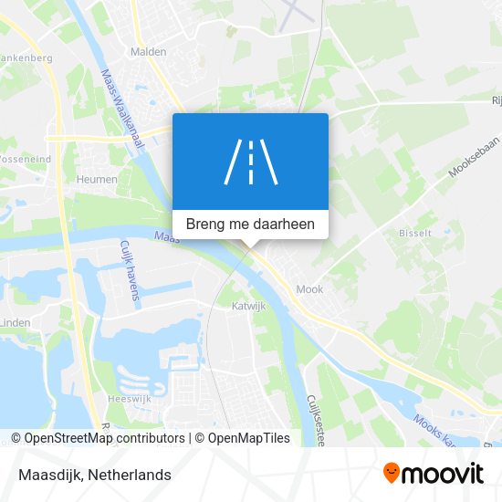 Maasdijk kaart