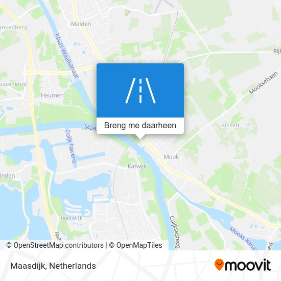 Maasdijk kaart