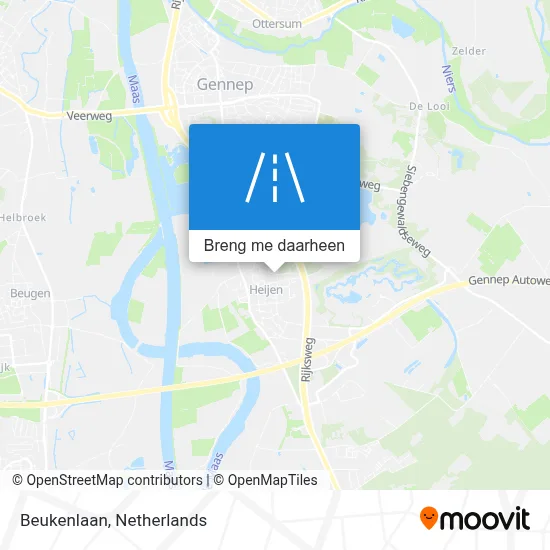 Beukenlaan kaart