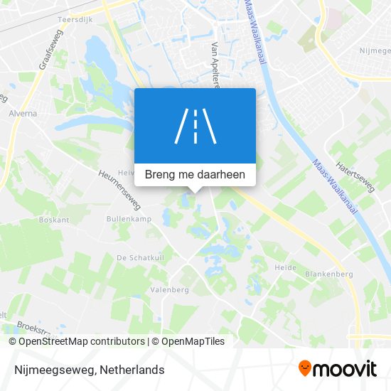 Nijmeegseweg kaart