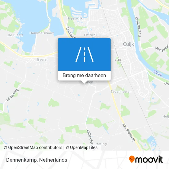 Dennenkamp kaart