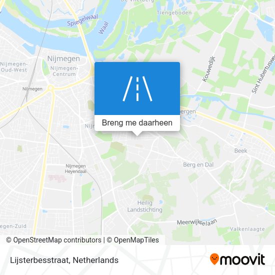 Lijsterbesstraat kaart