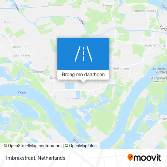Imbrexstraat kaart