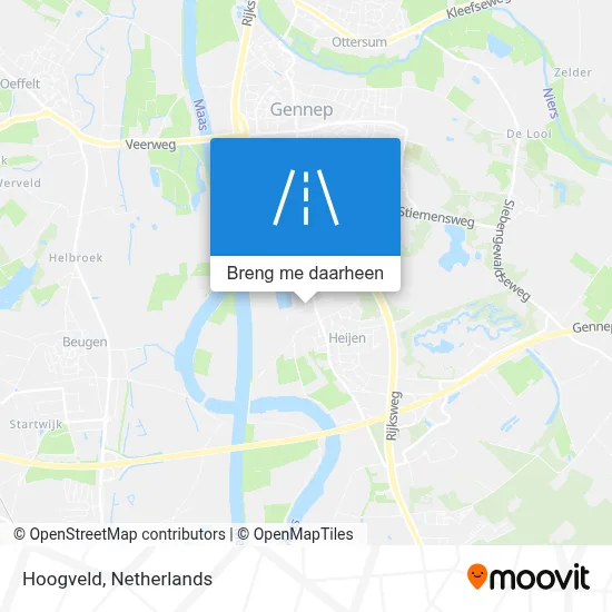 Hoogveld kaart