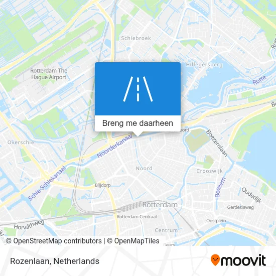 Rozenlaan kaart
