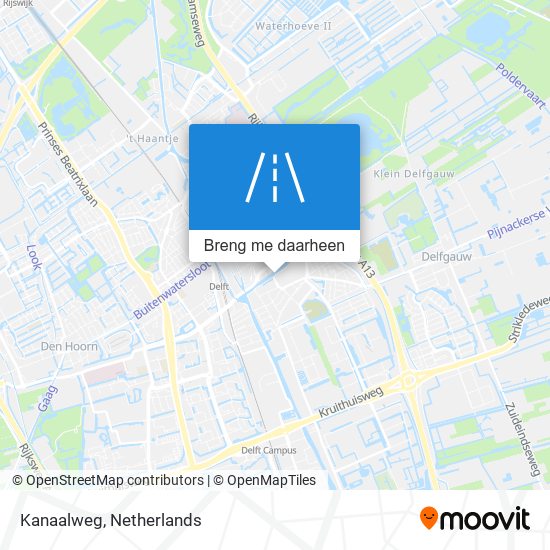 Kanaalweg kaart