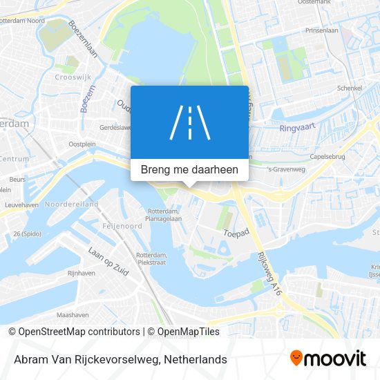 Abram Van Rijckevorselweg kaart